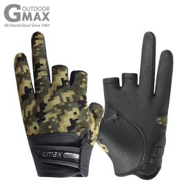 [BY_Glove] GMS10084_KPGA Official _ GMAX Mili Lighter 3CUT Fishing Glove Both Hands, Anti-slip, Strengthen grip _ High-quality synthetic leather, Lycra